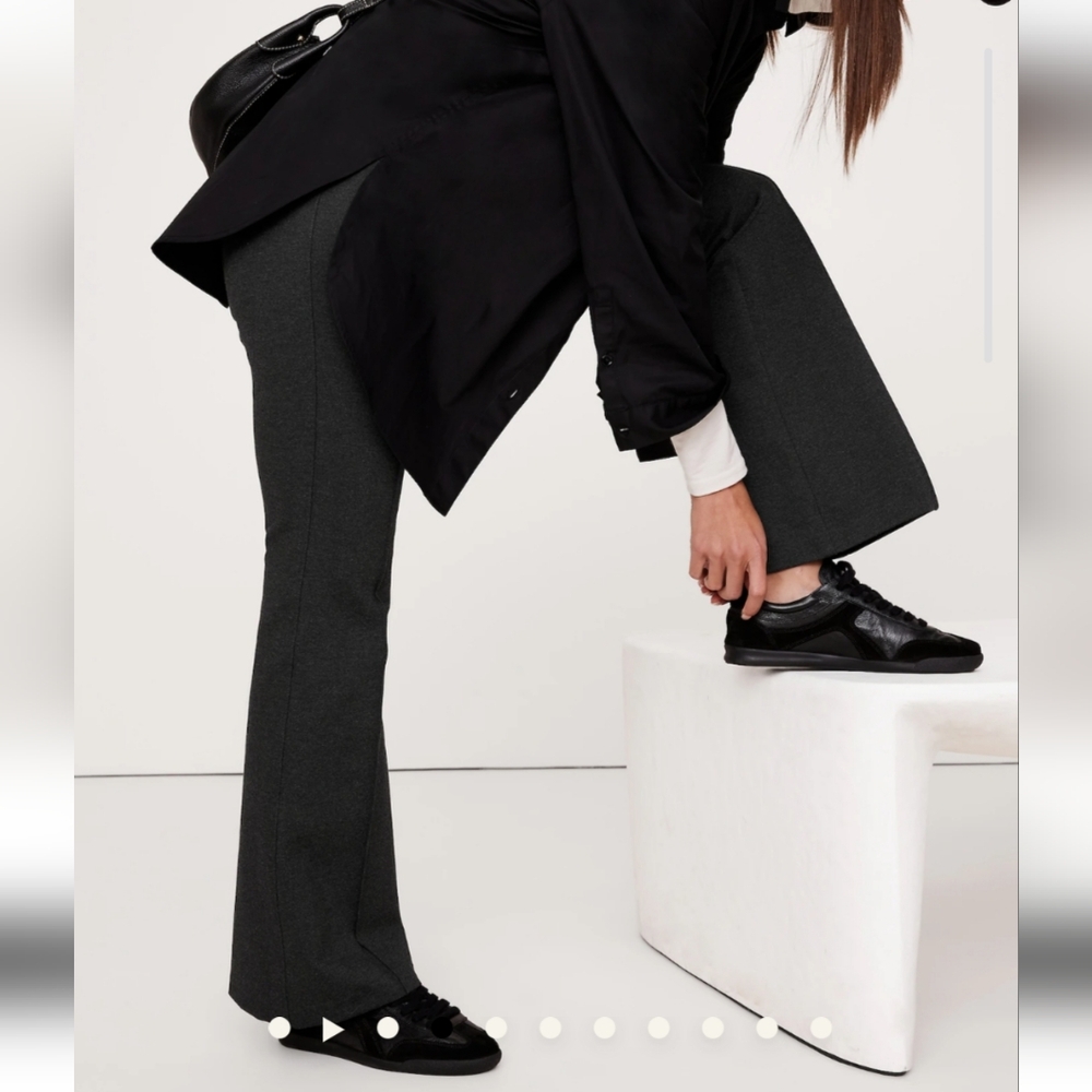 Banana Republic Charcoal Flare Pants NWT